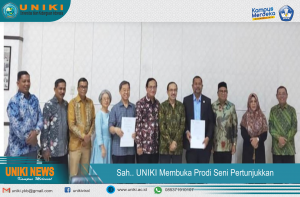 UNIKI : Sah Membuka Prodi Pendidikan Seni Pertunjukkan