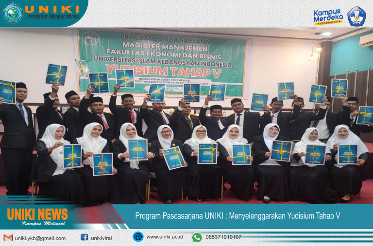 Program Pasca Sarjana UNIKI : Menyelenggarakan Yudisium Tahap V