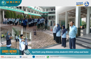 UNIKI NEWS : Apel Pagi, dilakukan civitas Akademik UNIKI