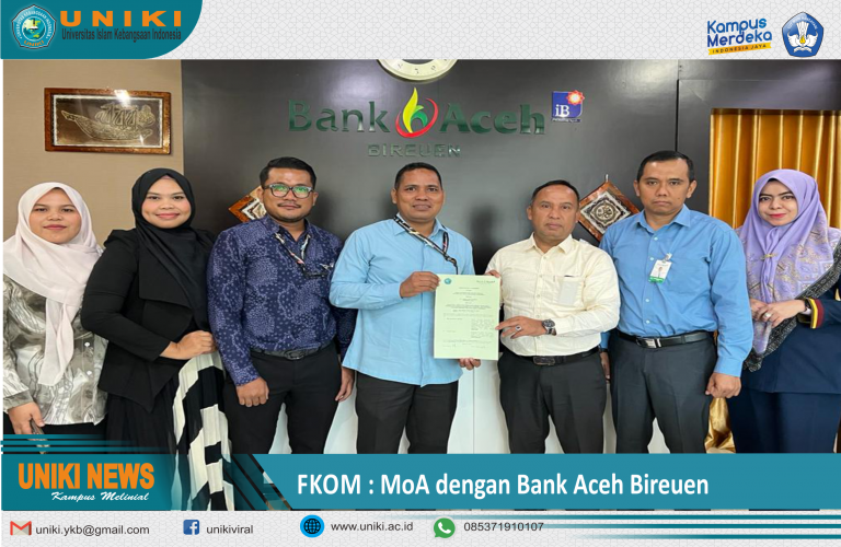 FKOM : MoU dengan Bank Aceh