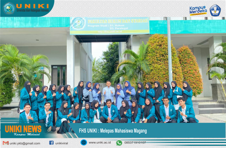 FHS UNIKI : Melepas Peserta Magang dalam Rangka MBKM