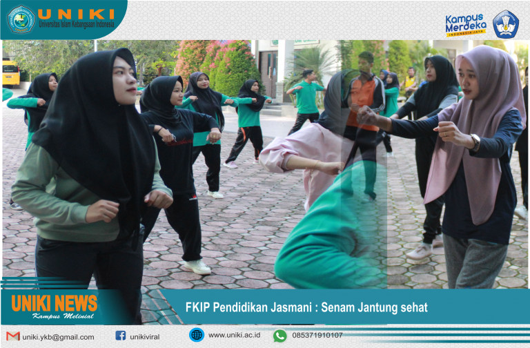 FKIP Pendidikan Jasmani UNIKI Mengadakan Senam Jantung Sehat