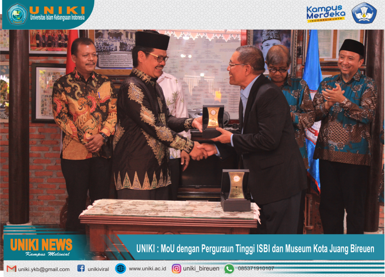UNIKI MoU dengan ISBI dan Museum Kota Juang Bireuen