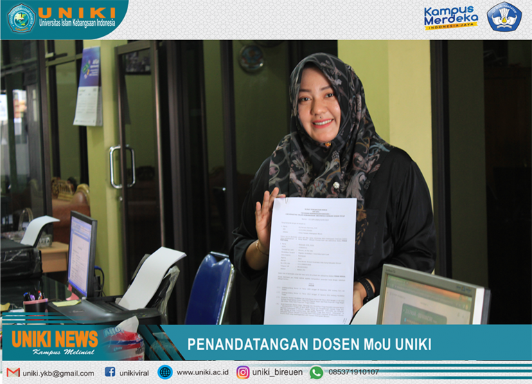 Penandatanganan Nota Perjanjian Kerja Dosen Tetap UNIKI