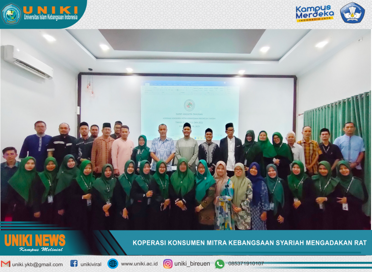 Koperasi Konsumen Mitra Kebangsaan Syariah menyelenggarakn RAT