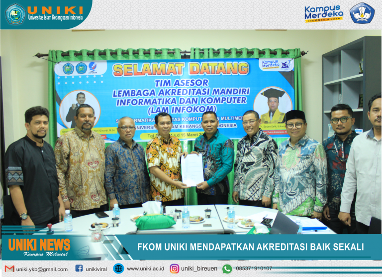 Program Studi Informatika UNIKI Raih Akreditasi Baik Sekali