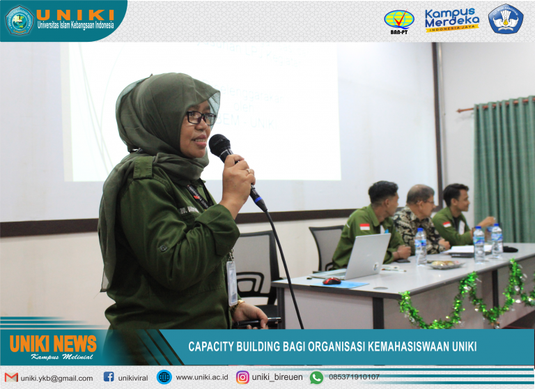 BEM UNIVERSITAS UNIKI MENGADAKAN CAPACITY BUILDING BAGI ORGANISASI KEMAHASISWAAN