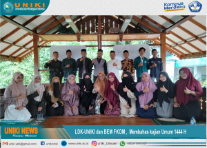 LDK UNIKI DAN BEM FKOM MENGADAKAN KAJIAN UMUM 1444 H