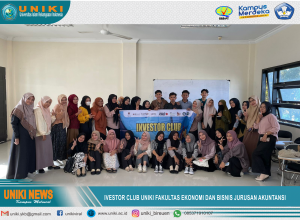 GALERI INVESTASI UNIKI ADAKAN INVESTOR CLUB PADA MAHASISWA PRODI AKUNTANSI UNIKI