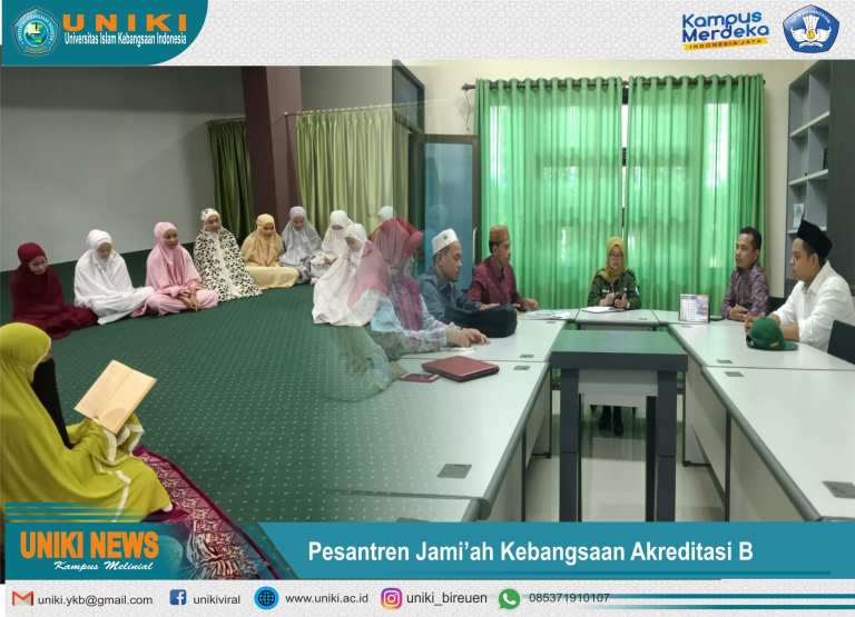 Pesantren Mahasiswa Jami’ah Kebangsaan memperoleh peringkat Akreditasi B