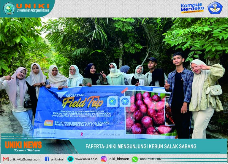 FAPERTA – UNIKI Field Trip ke Sabang