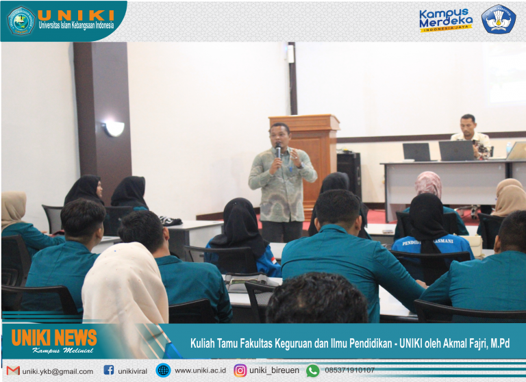 FKIP Prodi Pendidikan Jasmani – UNIKI Menyelenggarakan Kuliah Tamu