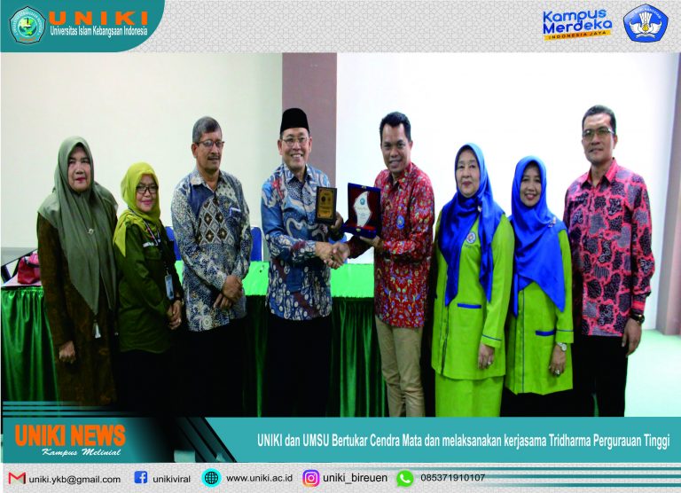 UNIKI menjalin kerjasama dengan UMSU dibidang tridharma Perguraun Tinggi