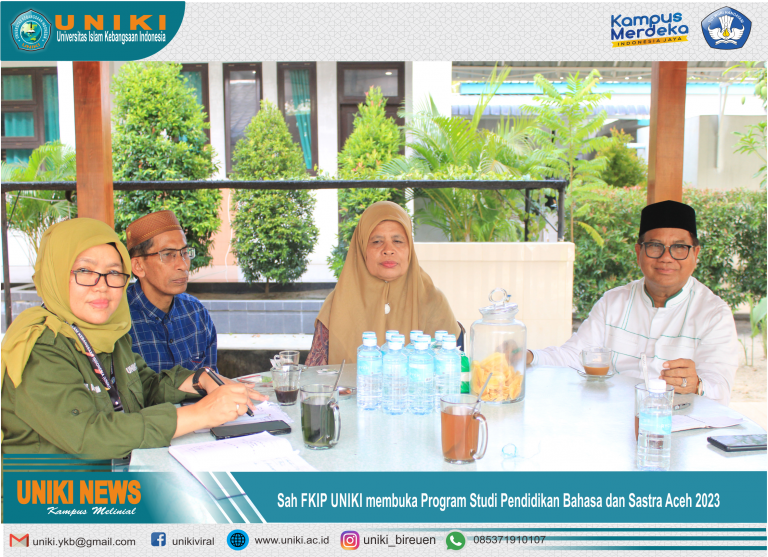 Izin prodi Pendidikan Bahasa dan Sastra Aceh turun, UNIKI sah buka kelas