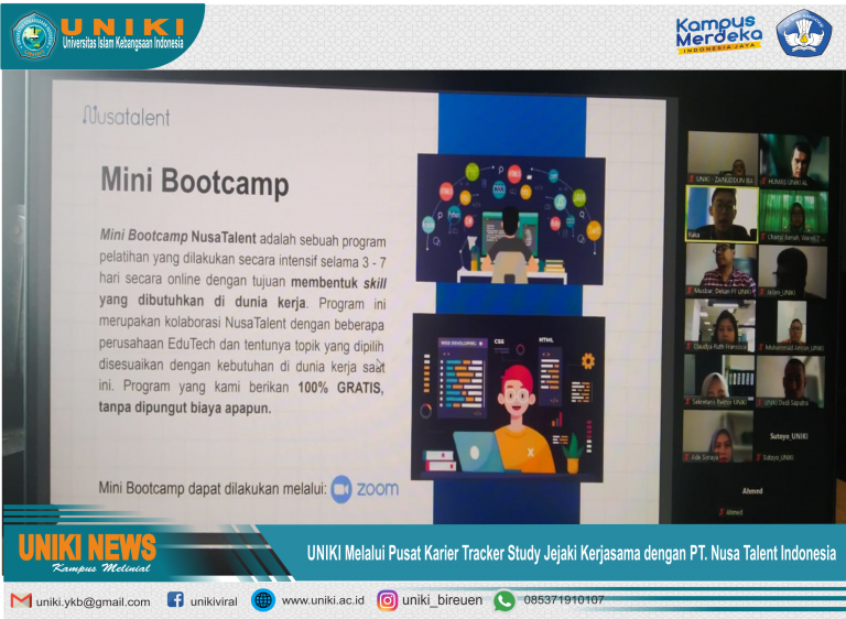 Pengembangan karier : Uniki Menjajaki Kerjasama, Nusa Talent Indonesia
