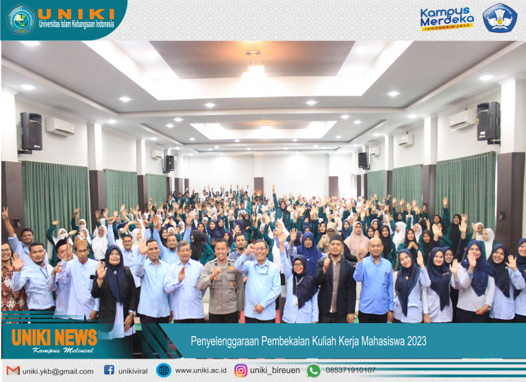UNIKI :  558 Mahasiswa Mengikuti Pembekalan Kuliah Kerja Mahasiswa
