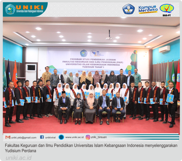 Program Studi Pendidikan Jasmani FKIP – UNIKI Menyelenggarakan Yudisium Perdana
