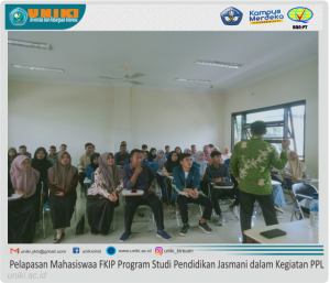FKIP UNIKI Melepaskan 48 mahasiswa Praktek Pengalaman Lapangan