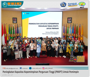 Pelatihan kepemimpinan UNIKI diwakilkan oleh Dosen Komputer dan Multimedia  Mutasar, S.Kom., M.Kom