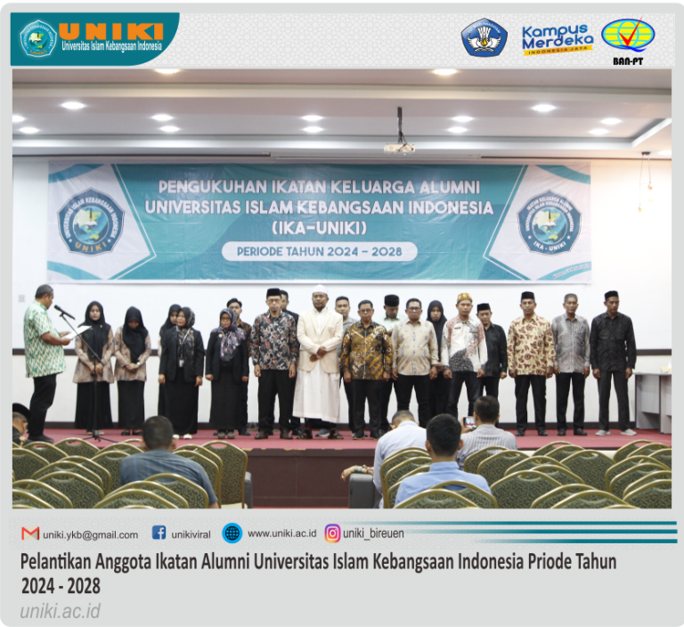 Rektor UNIKI Bireuen Kukuhkan Pengurus IKA-Uniki, Ini Nama-namanya