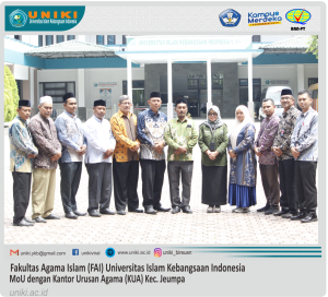 UNIKI Jalin Kerjasama dengan KUA Kec. Jeumpa