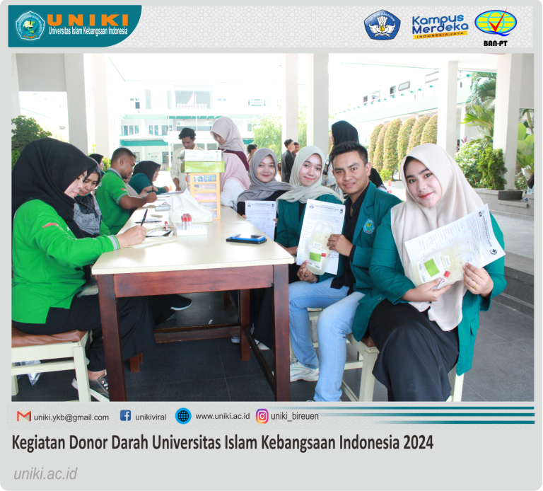 Gabungan BEM  Fakultas dalam Lingkup UNIKI Menyelenggarakan Kegiatan Donor Darah