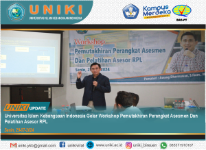 Universitas Islam Kebangsaan Indonesia Gelar Workshop Pemutakhiran Perangkat Asesmen Dan Pelatihan Asesor RPL