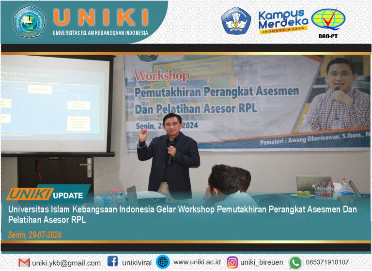 Universitas Islam Kebangsaan Indonesia Gelar Workshop Pemutakhiran Perangkat Asesmen Dan Pelatihan Asesor RPL