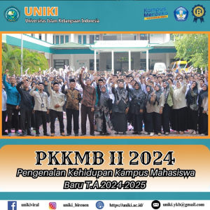 Pengenalan Kehidupan Kampus Mahasiswa Baru (PKKMB) UNIKI Hari Penutupan