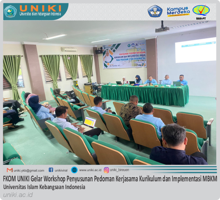 FKOM UNIKI Gelar Workshop Penyusunan Pedoman Kerjasama Kurikulum dan Implementasi MBKM