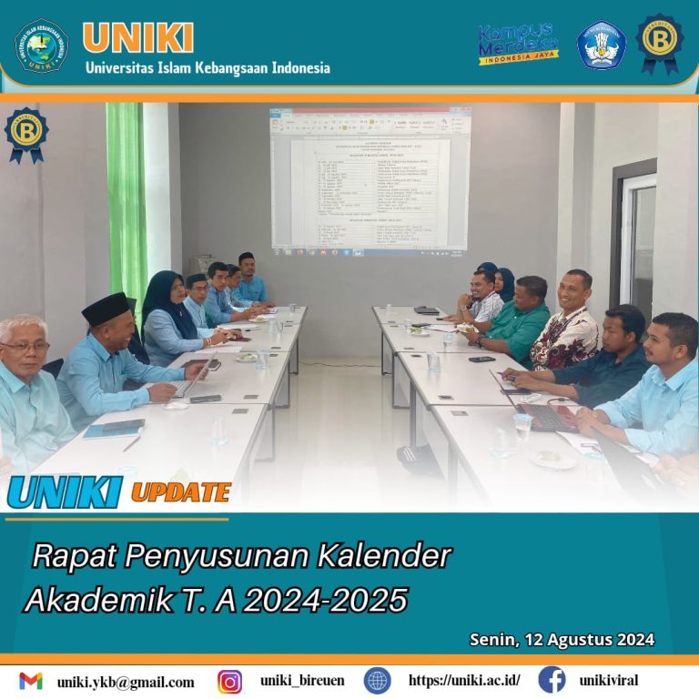 Penyusunan Kalender Akademik Tahun Ajaran Baru