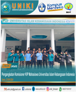 Pengangkatan Komisioner KIP Mahasiswa Universitas Islam Kebangsaan Indonesia