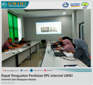 Rapat Penguatan Penilaian RPL Internal UNIKI