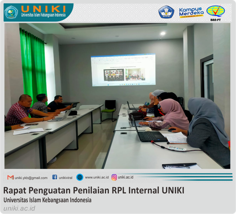 Rapat Penguatan Penilaian RPL Internal UNIKI