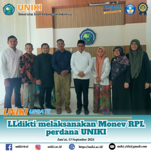 LLDKTI Melaksanakan Monev RPL Perdana UNIKI