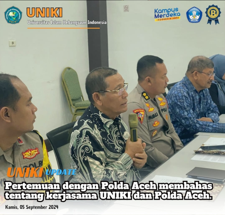 Silaturrahmi Dan Penyusunan Perjanjian Kerja Sama Antara UNIKI Dengan POLDA Aceh