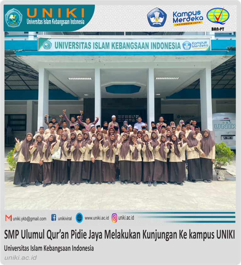 SMP Ulumul Qur’an Pidie Jaya Melakukan Kunjungan Ke kampus UNIKI