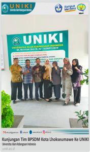 Kunjungan Tim BPSDM Kota Lhokseumawe Dalam Rangka Silaturahmi Dan Evaluasi ASN Yang Kuliah Di UNIKI