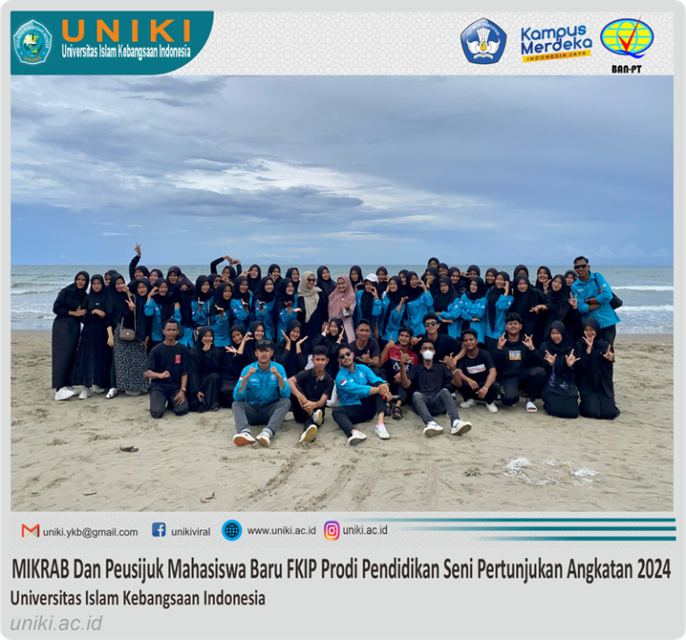 MIKRAB dan Peusijuk Mahasiswa Baru FKIP Prodi Pendidikan Seni Pertunjukan Angkatan 2024 Universitas Islam Kebangsaan Indonesia (UNIKI