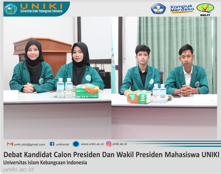 Debat Kandidat Presiden dan Wakil Presiden Mahasiswa Universitas Islam Kebangsaaan Indonesia (UNIKI) 2024-2025