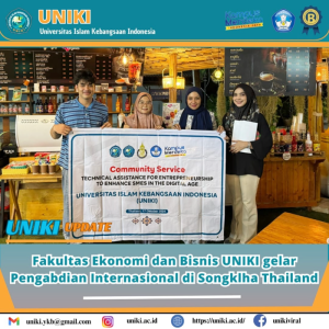 Fakultas Ekonomi Dan Bisnis (FEB) UNIKI Gelar Pengabdian Internasional Di Songklha Thailand