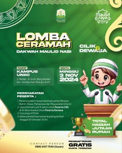  Lomba Ceramah Maulid Raya Bireuen di UNIKI! Daftarkan diri sekarang, kuota terbatas!