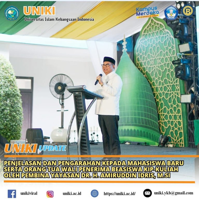 Penjelasan Dan Pengarahan Kepada Mahasiswa Baru Serta Orang Tua Wali Penerima Beasiswa KIP-Kuliah UNIKI