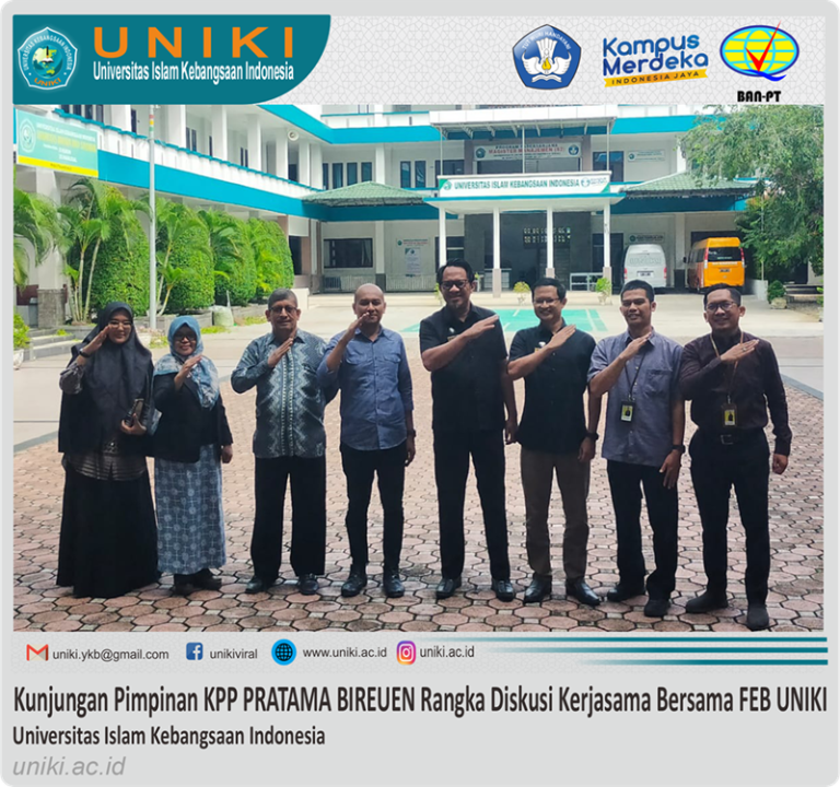 Kunjungan Pimpinan KPP PRATAMA BIREUEN Dalam Rangka Diskusi Implementasi MoA Dan IA Bersama FEB UNIKI