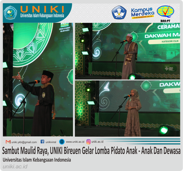 UNIKI Gelar Perlombaan Dakwah Semarakkan Maulid Nabi Muhammad SAW