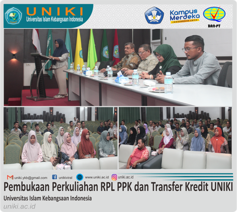 Pembukaan Perkuliahan Program RPL UNIKI: Pengakuan Pengalaman Kerja dan Transfer Kredit