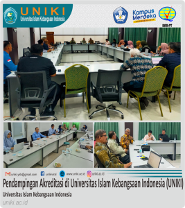 Kegiatan Pendampingan Akreditasi di Universitas Islam Kebangsaan Indonesia (UNIKI)