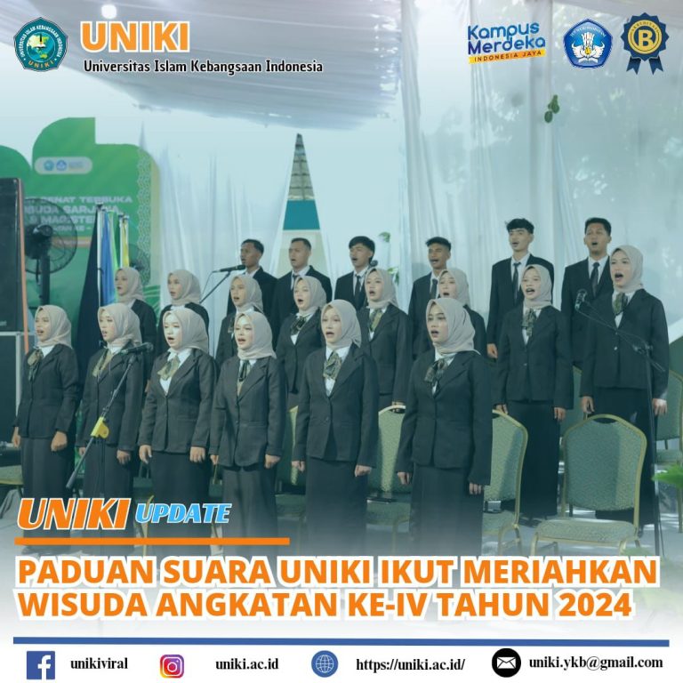 Paduan Suara Uniki Ikut Memeriahkan Wisuda Sarjana Dan Magister Ke – IV 2024