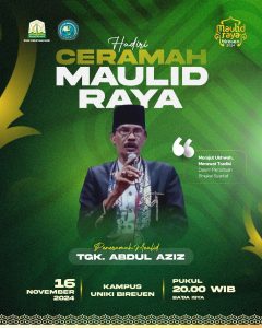 Hadiri Ceramah Maulid Raya 2024