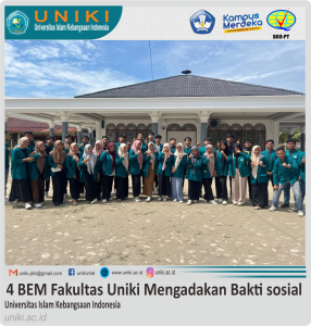 4 BEM Fakultas UNIKI Mengadakan Bakti Sosial Di Desa Beurawang